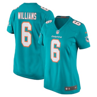 womens nike trill williams aqua miami dolphins game player j